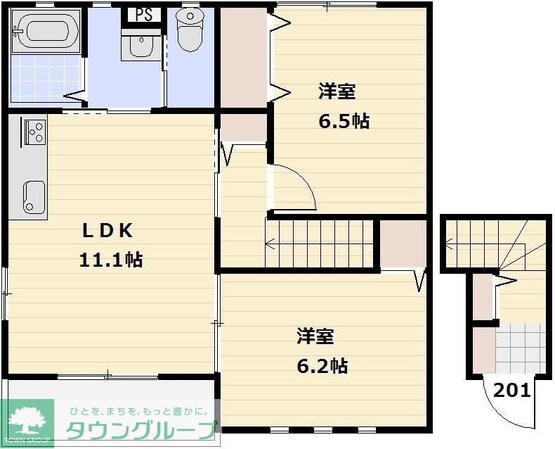 フィカーサの物件間取画像